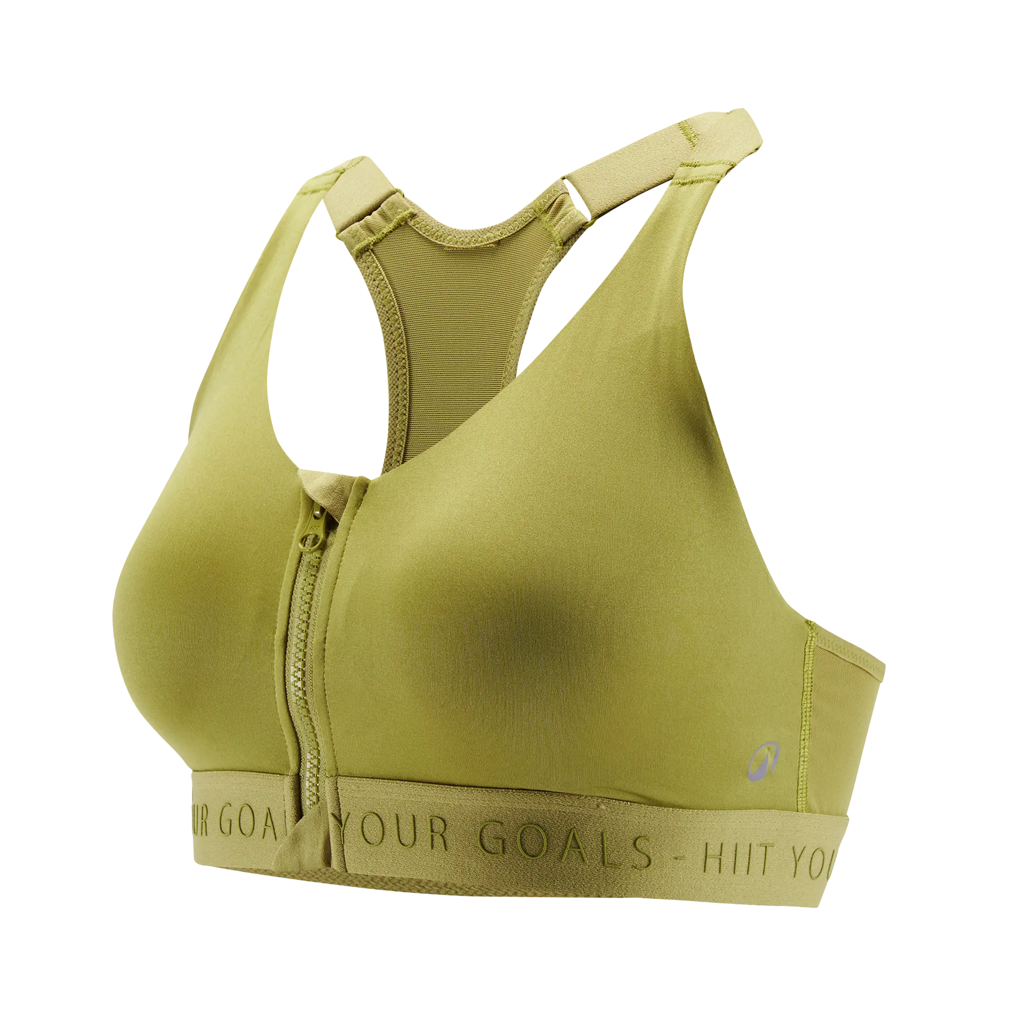 Женское спортивное бра высокой поддержки с передней застёжкой-молнией Decathlon - золотисто-зелёный
Женское спортивное бра высокой поддержки с передней застёжкой-молнией Decathlon - золотисто-зелёный