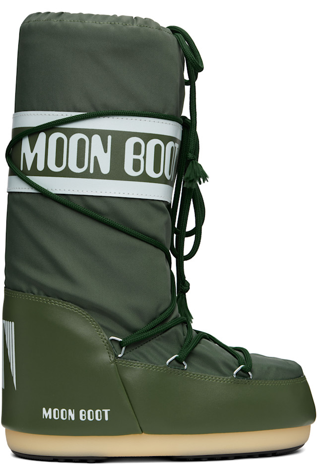 Moon Boot Зеленые нейлоновые ботинки с иконкой
Moon Boot Зеленые нейлоновые ботинки с иконкой
