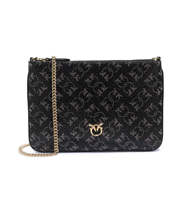 Сумка-клатч Pinko кожаная, черный
Сумка-клатч Pinko кожаная, черный