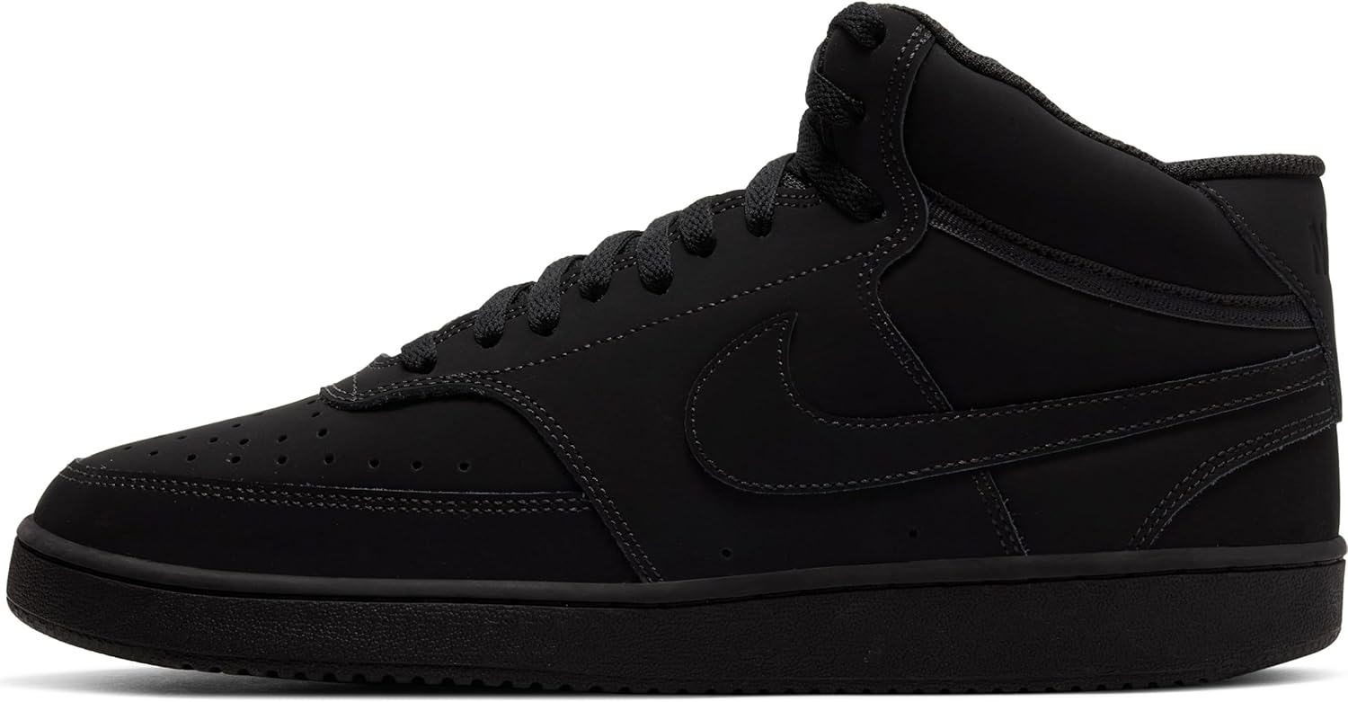 Кроссовки Nike Men's Court Vision Mid, Black-Black/Black
Кроссовки Nike Men's Court Vision Mid, Black-Black/Black