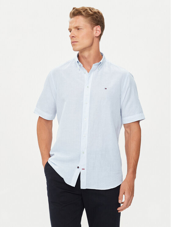 Рубашка стандартного кроя Tommy Hilfiger, голубой 
Рубашка стандартного кроя Tommy Hilfiger, голубой