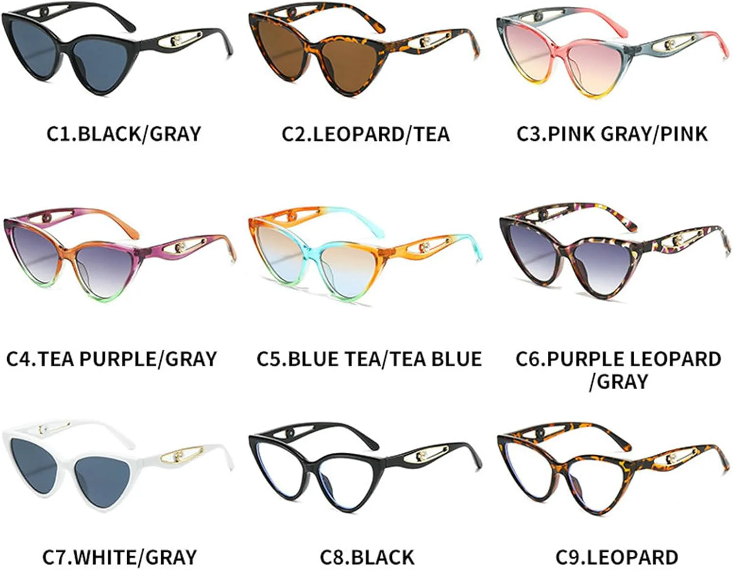 Роскошные многоцветные градиентные солнцезащитные очки «кошачий глаз» для женщин с ажурным жемчужным декором, модные мужские солнцезащитные очки UV400 willochra, C5
Роскошные многоцветные градиентные солнцезащитные очки «кошачий глаз» для женщин с ажурным жемчужным декором, модные мужские солнцезащитные очки UV400 willochra, C5