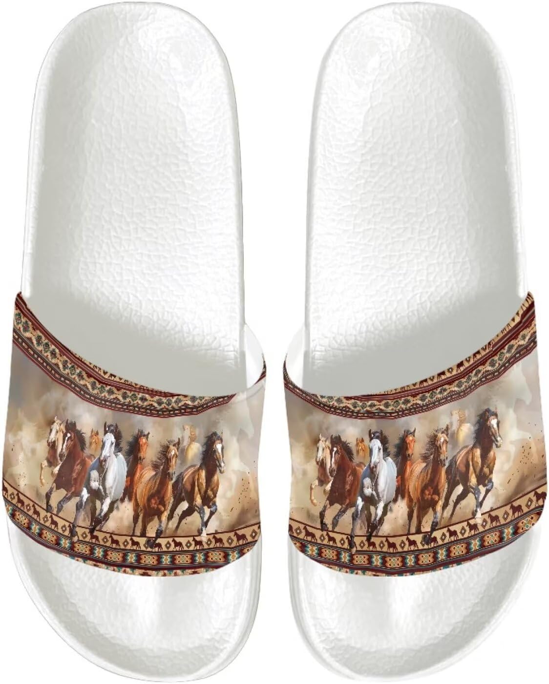Женские летние плоские сандалии на шлепке с открытым носком, мягкие шлепанцы, летние нескользящие тапочки Judentidos, Southwest Native American Navajo Aztec Horse
Женские летние плоские сандалии на шлепке с открытым носком, мягкие шлепанцы, летние нескользящие тапочки Judentidos, Southwest Native American Navajo Aztec Horse