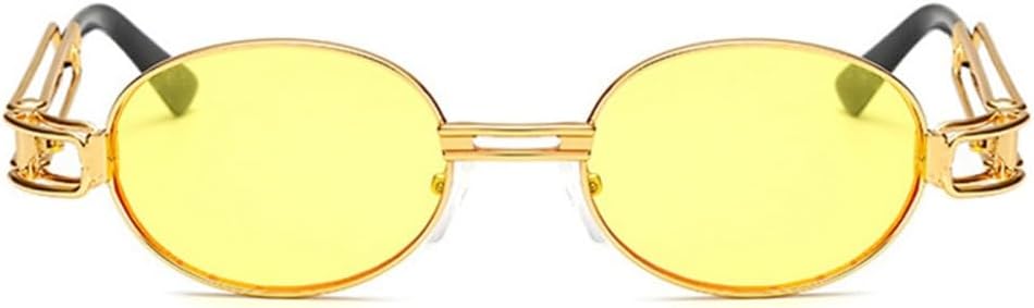 Круглые солнцезащитные очки для женщин, винтажные мужские, металлическая оправа, классический панк, зеркальное покрытие, защита от УФ-излучения UV400 MTZJH, Gold Frame Yellow
Круглые солнцезащитные очки для женщин, винтажные мужские, металлическая оправа, классический панк, зеркальное покрытие, защита от УФ-излучения UV400 MTZJH, Gold Frame Yellow