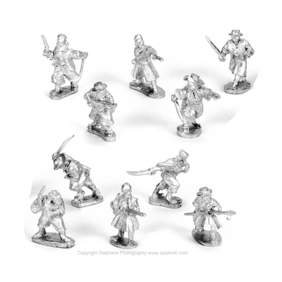 Европейские моряки, Pirates / Buccaneer, Broadsword & Blunderbuss (Old Glory) (25mm)
Европейские моряки, Pirates / Buccaneer, Broadsword & Blunderbuss (Old Glory) (25mm)