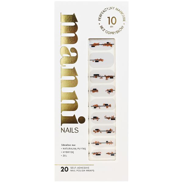 Самоклеящийся лак для ногтей гламурный, 20 шт./1 упаковка. Manni Nails
Самоклеящийся лак для ногтей гламурный, 20 шт./1 упаковка. Manni Nails