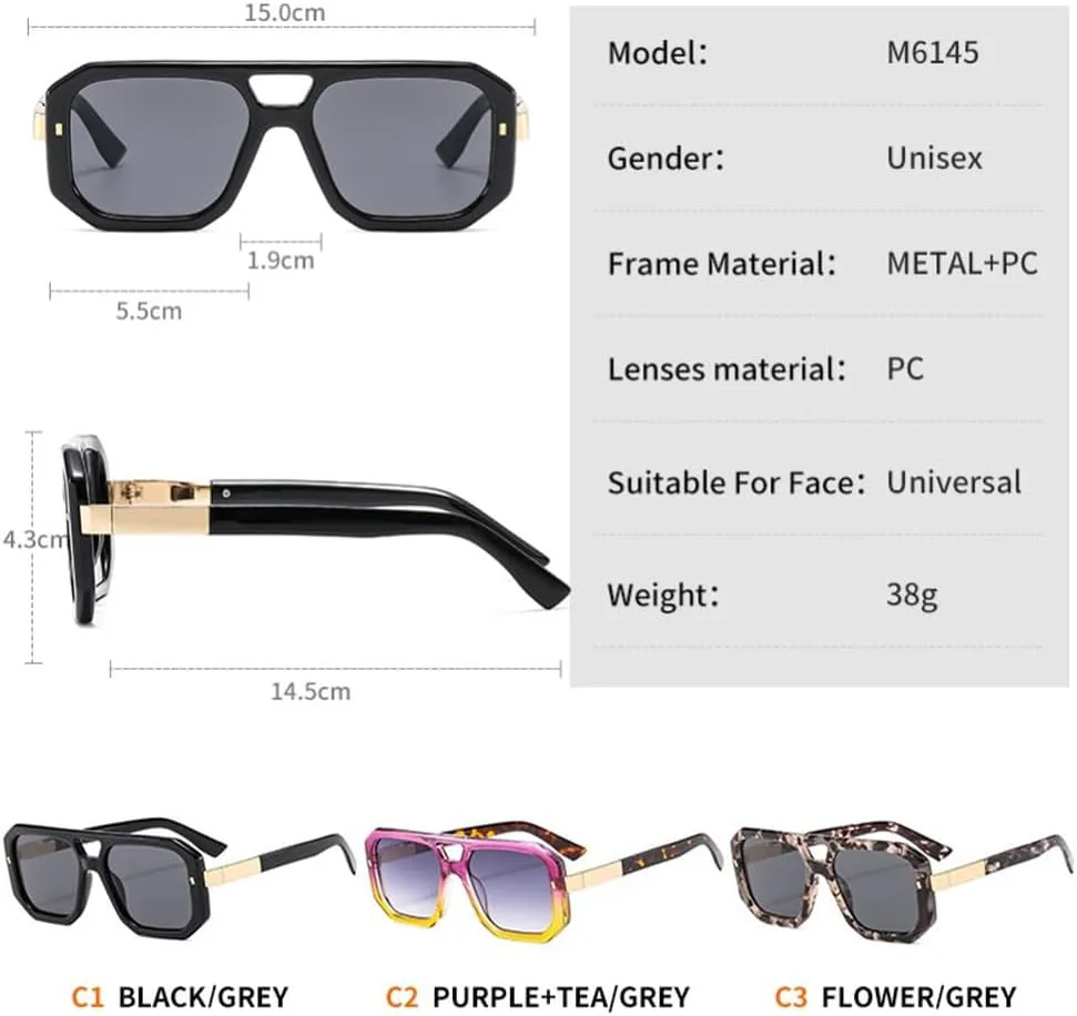 Ретро-солнцезащитные очки с двойной перемычкой 2027 года для женщин и мужчин, модные, с цветной оправой, защита от ультрафиолета UV400 MTZJH, Green Demi Green
Ретро-солнцезащитные очки с двойной перемычкой 2027 года для женщин и мужчин, модные, с цветной оправой, защита от ультрафиолета UV400 MTZJH, Green Demi Green