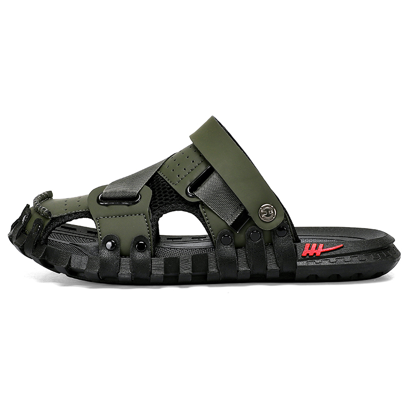 LONGYING Закрытые тапочки мужские зеленые, цвет Green
LONGYING Закрытые тапочки мужские зеленые, цвет Green