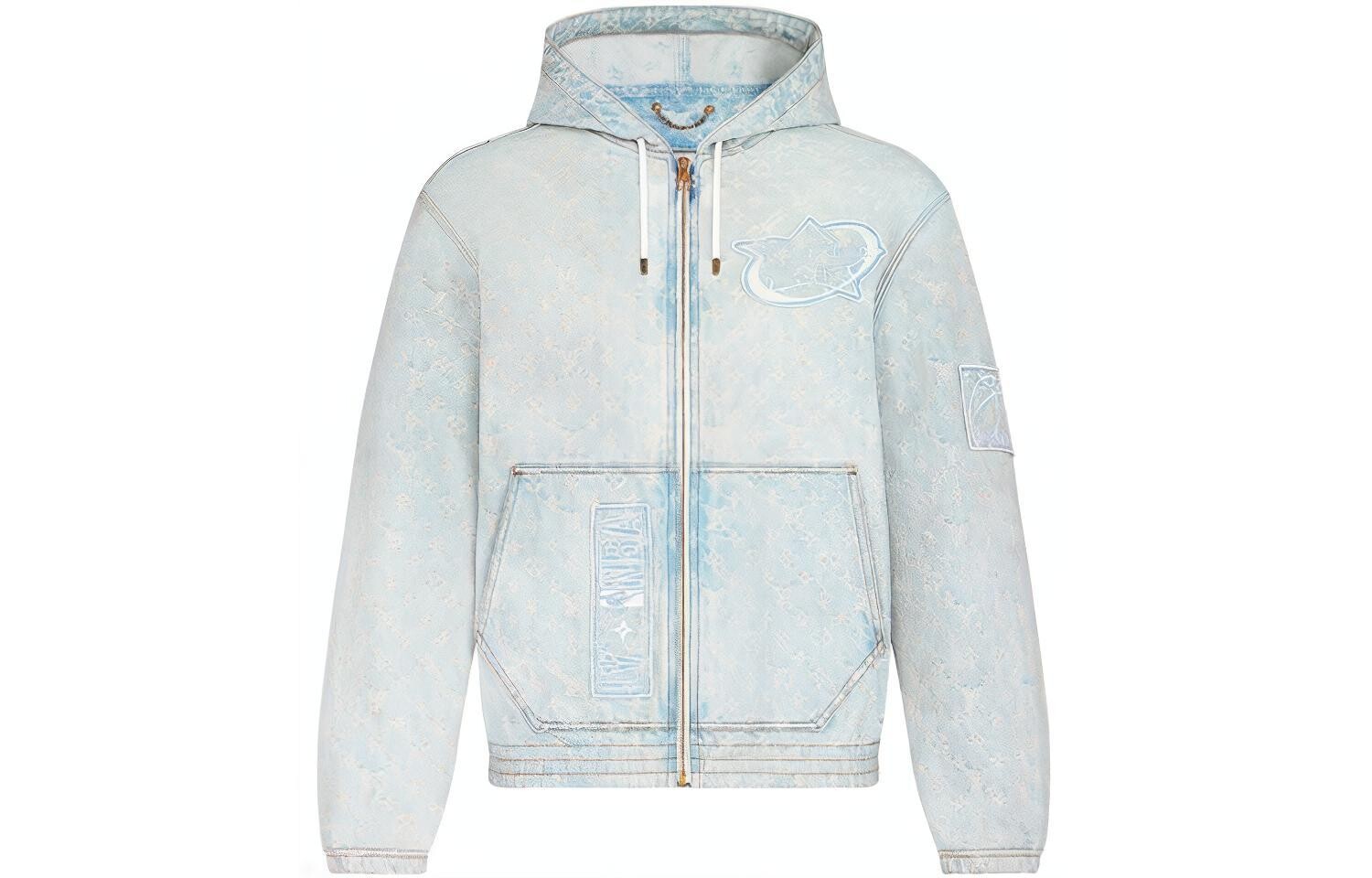 Мужская джинсовая куртка Louis Vuitton, синий 
Мужская джинсовая куртка Louis Vuitton, синий