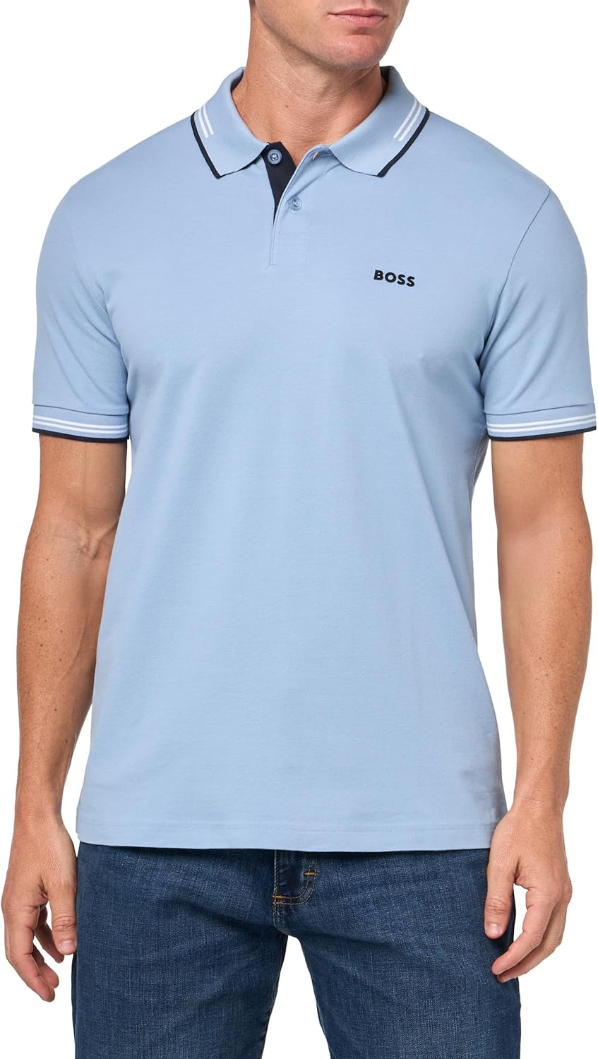 BOSS Мужская Поло Paul Modern Essential, Niagara Mist
BOSS Мужская Поло Paul Modern Essential, Niagara Mist