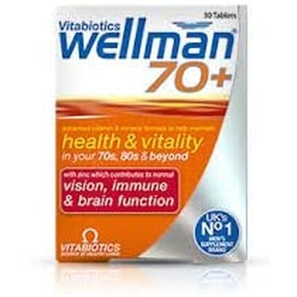 ВИТАБИОТИКИ Wellman 70+ 30 таблеток Vitabiotic
ВИТАБИОТИКИ Wellman 70+ 30 таблеток Vitabiotic