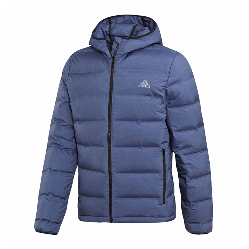 Adidas Пуховик мужской синий с капюшоном Moderate
Adidas Пуховик мужской синий с капюшоном Moderate