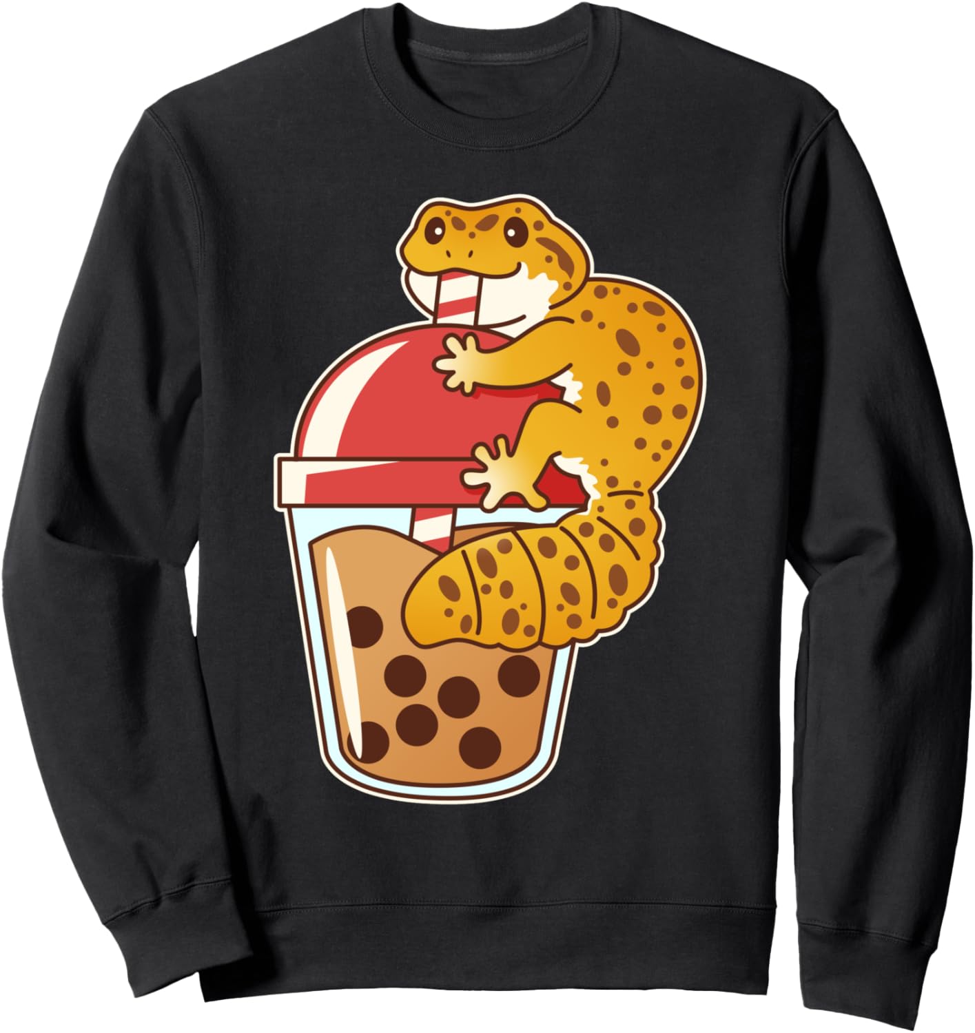 Толстовка с изображением чая боба тапиока и леопардового принта, Mont Lizard, черная Funny Leopard Gecko Gifts & Co.
Толстовка с изображением чая боба тапиока и леопардового принта, Mont Lizard, черная Funny Leopard Gecko Gifts & Co.
