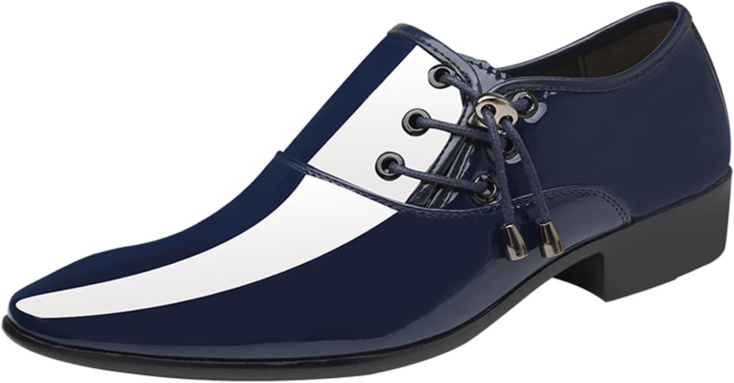 Классические оксфорды ADMLZQQ для мужчин, формальные деловые кожаные туфли с шнуровкой, синий
Классические оксфорды ADMLZQQ для мужчин, формальные деловые кожаные туфли с шнуровкой, синий
