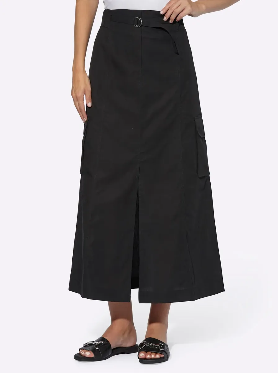 Heine юбка А-силуэта, черный
Heine юбка А-силуэта, черный