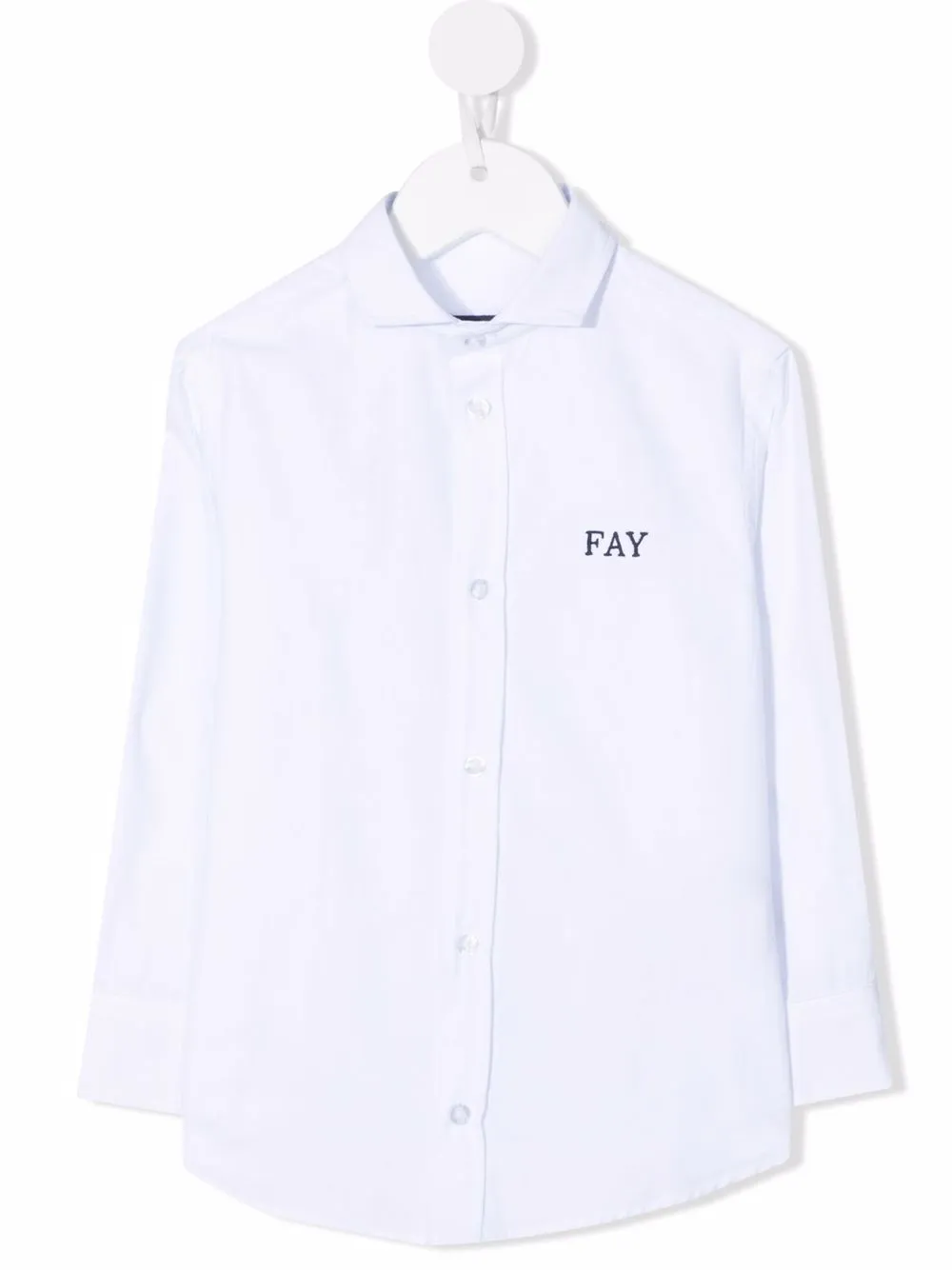 Рубашка с длинными рукавами и вышитым логотипом Fay Kids, белый
Рубашка с длинными рукавами и вышитым логотипом Fay Kids, белый
