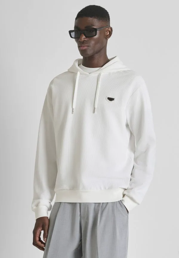 Толстовка свободного кроя из ткани добби с вышитым логотипом. Antony Morato, White, Белый, Толстовка свободного кроя из ткани добби с вышитым логотипом. Antony Morato, White
Толстовка свободного кроя из ткани добби с вышитым логотипом. Antony Morato, White, Белый, Толстовка свободного кроя из ткани добби с вышитым логотипом. Antony Morato, White