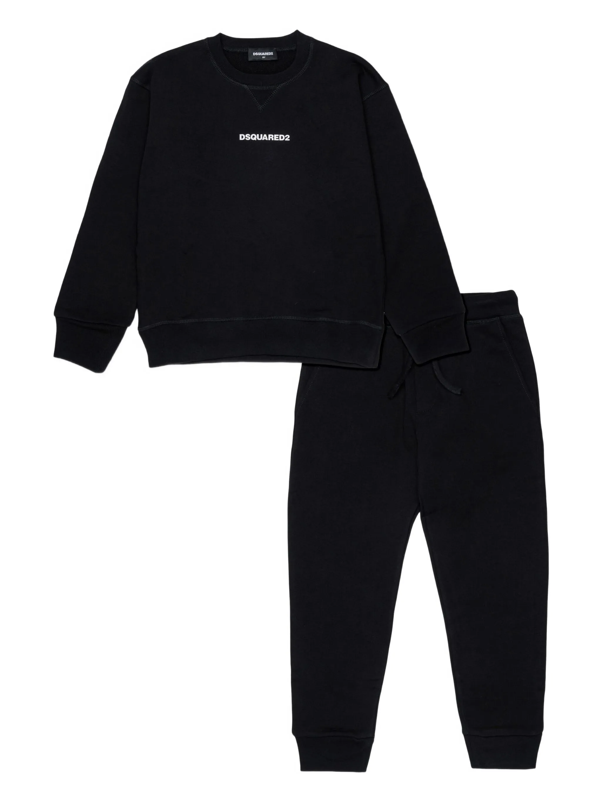 Комплект спортивного костюма с логотипом Dsquared2 Kids, черный
Комплект спортивного костюма с логотипом Dsquared2 Kids, черный