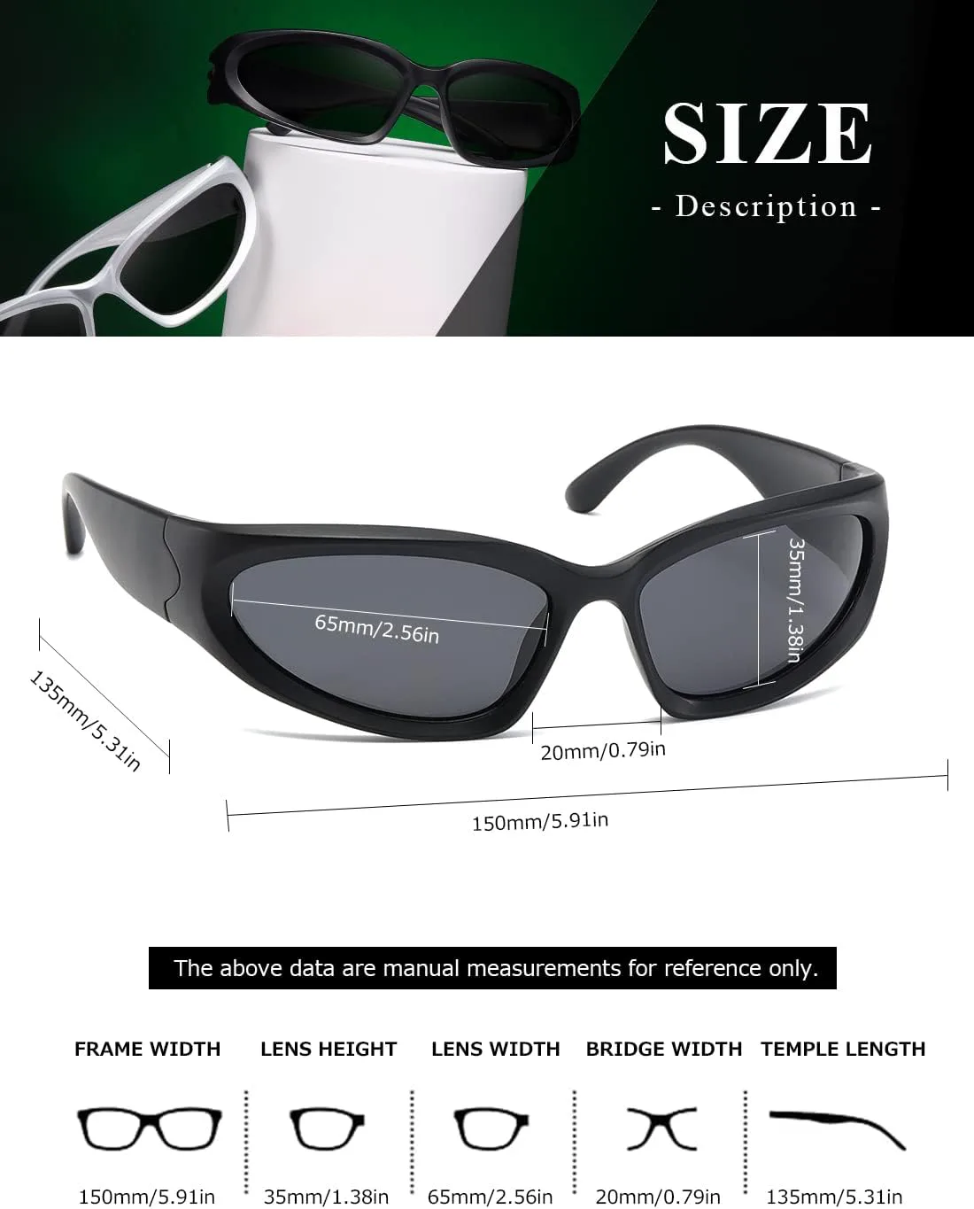 Солнцезащитные очки Kimorn Y2K с поляризованными линзами, модель Swift Oval Fashion Sport Shades Sun Glasses K1273 (женские и мужские), Matte Black/Silver Grey
Солнцезащитные очки Kimorn Y2K с поляризованными линзами, модель Swift Oval Fashion Sport Shades Sun Glasses K1273 (женские и мужские), Matte Black/Silver Grey