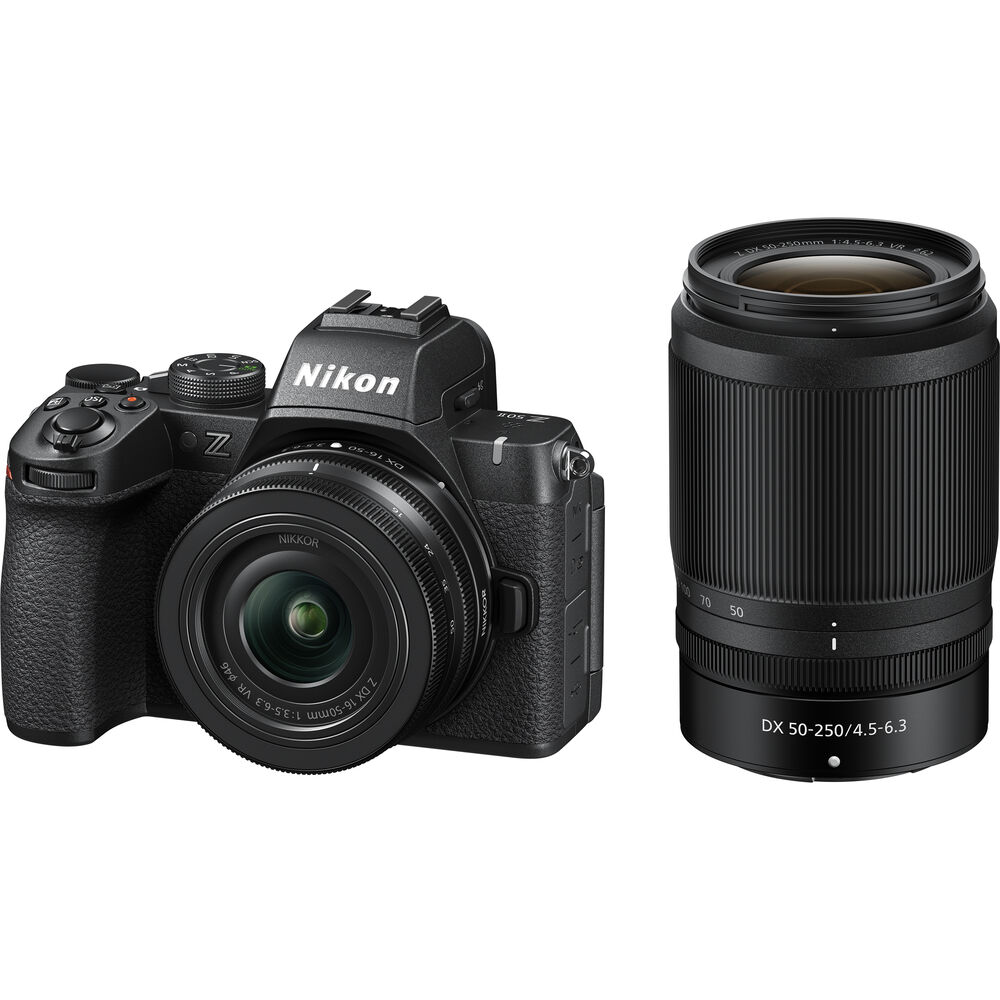 Беззеркальная камера Nikon Z50 II Mirrorless Camera with 16-50mm & 50-250mm Lenses
Беззеркальная камера Nikon Z50 II Mirrorless Camera with 16-50mm & 50-250mm Lenses