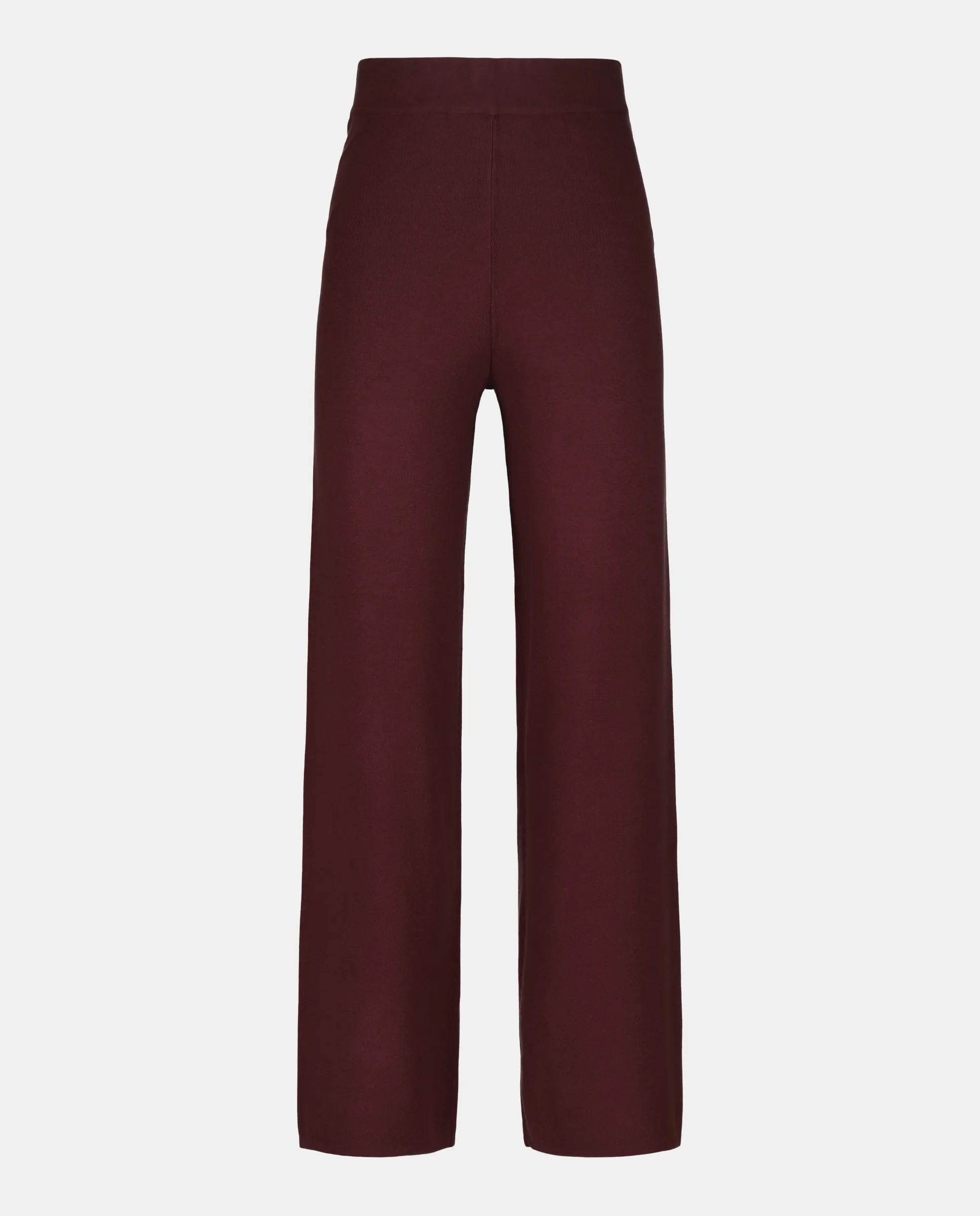 Женские широкие трикотажные брюки Stella Rittwagen, бордовый 
Женские широкие трикотажные брюки Stella Rittwagen, бордовый