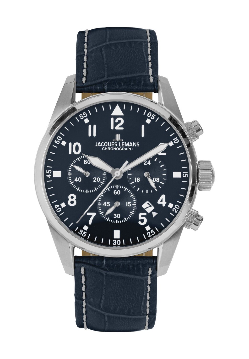 Мужской хронограф 42-2 JACQUES LEMANS, цвет Silber Blau
Мужской хронограф 42-2 JACQUES LEMANS, цвет Silber Blau
