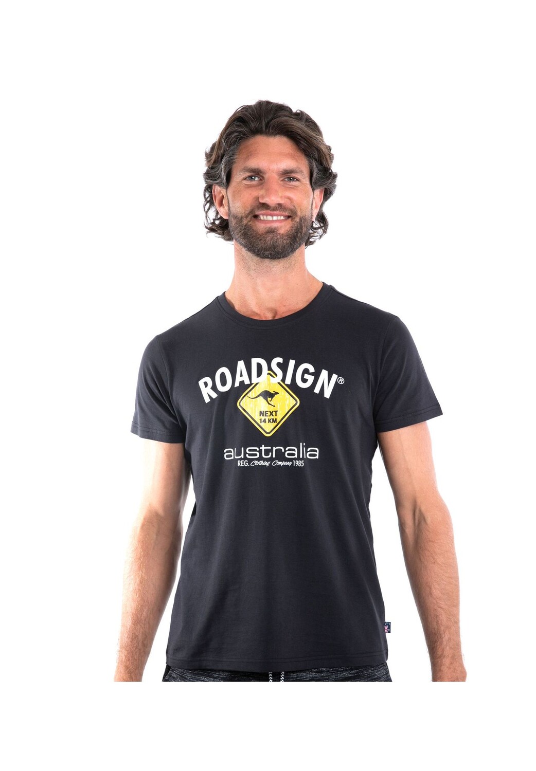 Мужская футболка Diamond с логотипом и круглым вырезом, 100% хлопок ROADSIGN australia, черный
Мужская футболка Diamond с логотипом и круглым вырезом, 100% хлопок ROADSIGN australia, черный