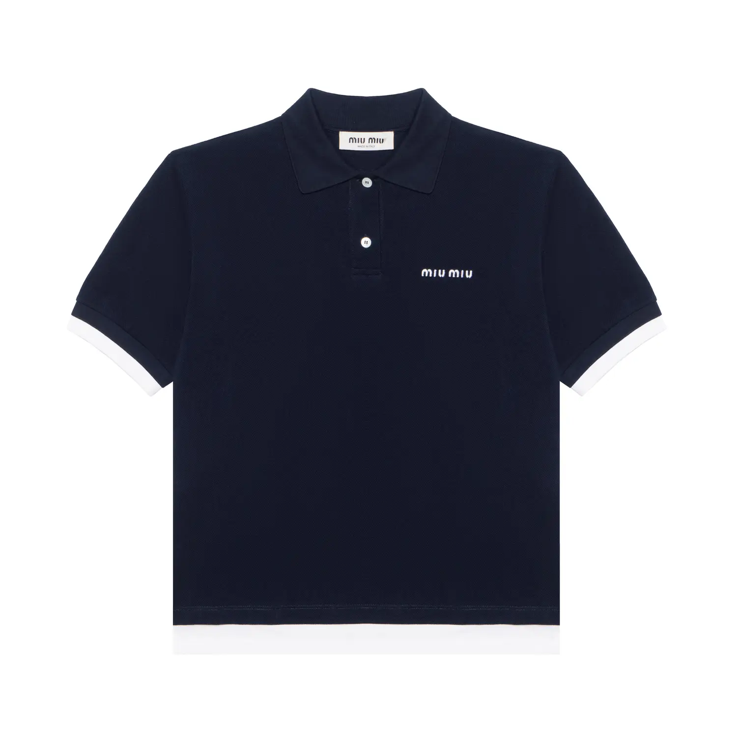 MIU MIU Футболка-поло женская marine blue
MIU MIU Футболка-поло женская marine blue