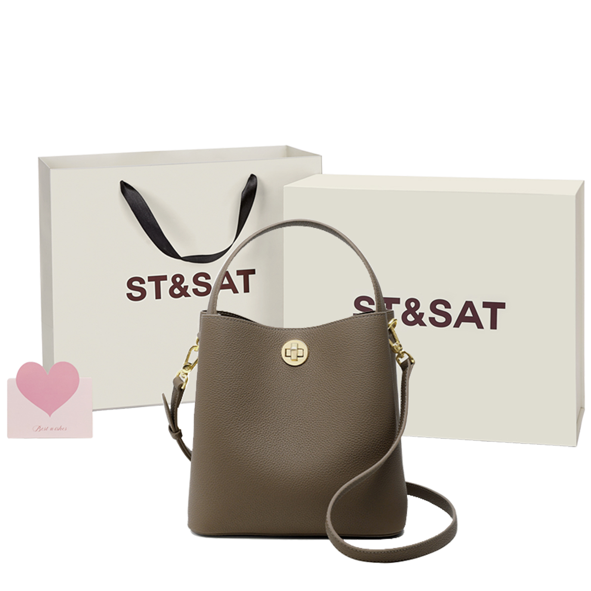 Кожаная наплечная сумка через плечо, ведро, повседневная женская многоцветная ST&SAT, слоновая кость
Кожаная наплечная сумка через плечо, ведро, повседневная женская многоцветная ST&SAT, слоновая кость