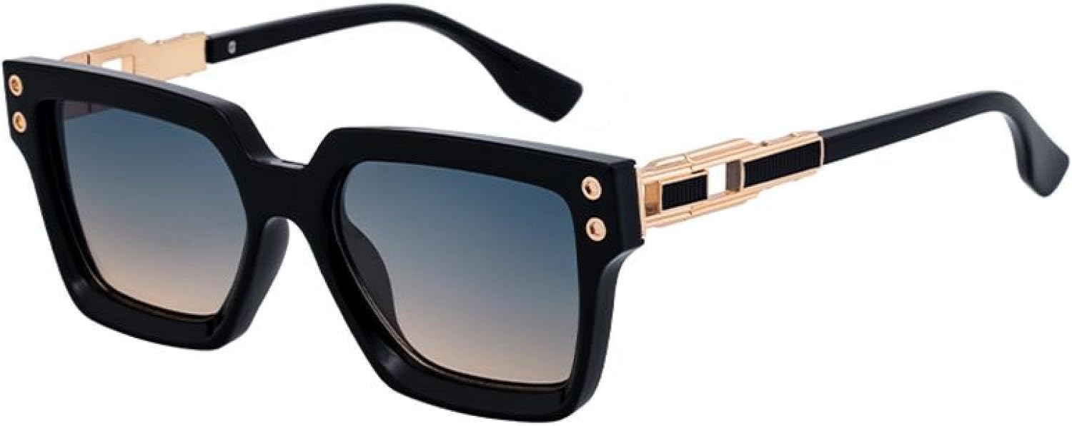 Классические мужские солнцезащитные очки в винтажном стиле для вождения, роскошные, модные, с металлической оправой, защита от УФ-излучения UV400 TVTBBVV, C4blackgreenyellow
Классические мужские солнцезащитные очки в винтажном стиле для вождения, роскошные, модные, с металлической оправой, защита от УФ-излучения UV400 TVTBBVV, C4blackgreenyellow