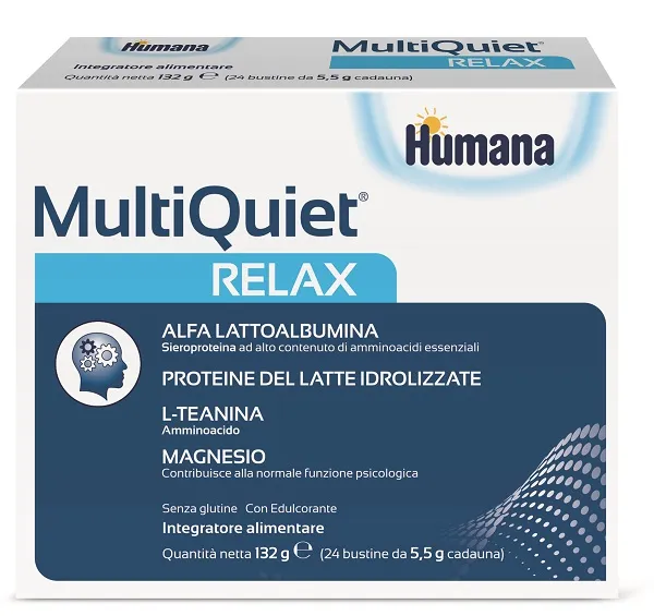 Multiquiet Relax 24 пакетика Добавка Humana
Multiquiet Relax 24 пакетика Добавка Humana