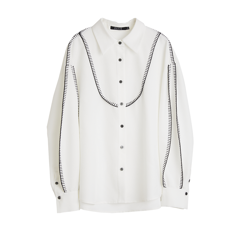 ELLE Блузка женская White с заостренным воротником Moderate Others
ELLE Блузка женская White с заостренным воротником Moderate Others