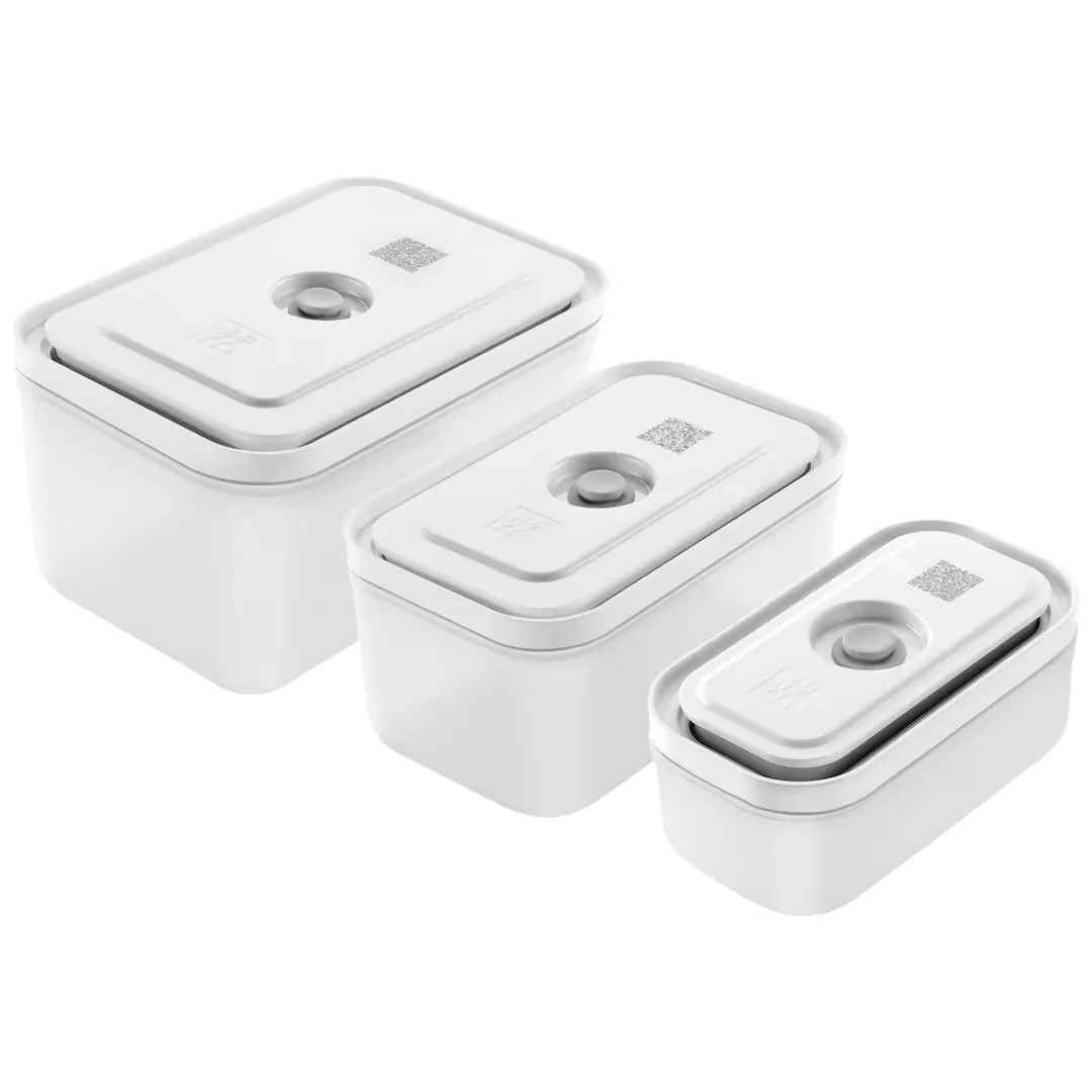 Набор из 3-х пластиковых вакуумных контейнеров FRESH & SAVE Grey Zwilling, белый
Набор из 3-х пластиковых вакуумных контейнеров FRESH & SAVE Grey Zwilling, белый