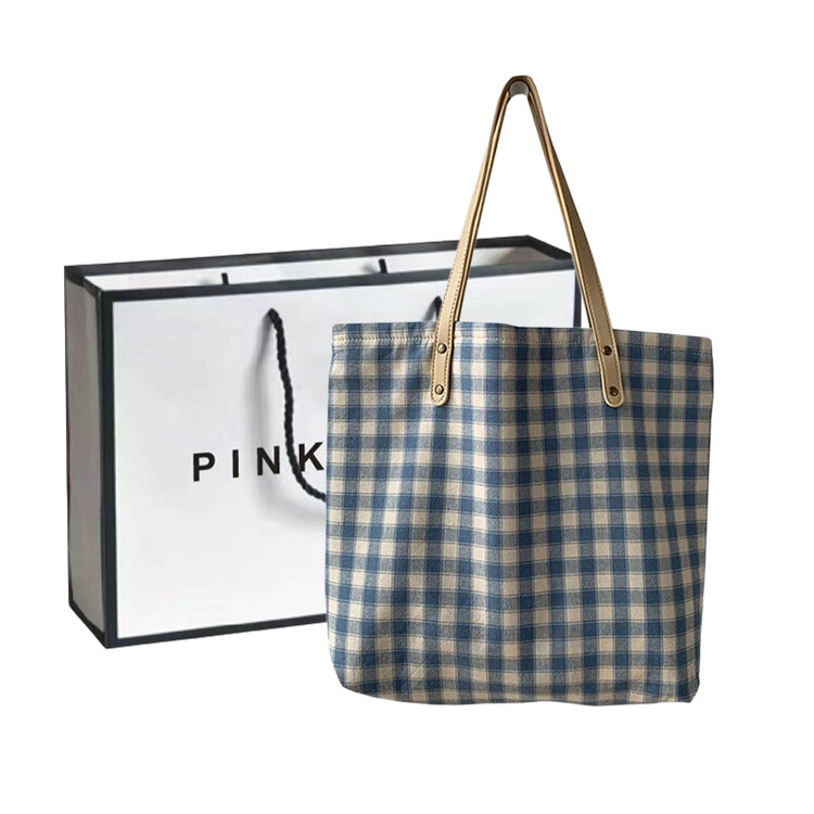 Pink·Land Женская сумка через плечо, Темно-синяя клетчатая сумка
Pink·Land Женская сумка через плечо, Темно-синяя клетчатая сумка