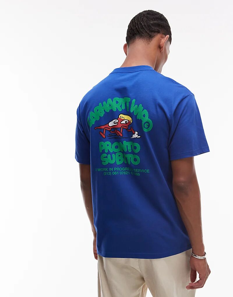 Футболка Carhartt WIP pronto свободного кроя с мотивом синего цвета
Футболка Carhartt WIP pronto свободного кроя с мотивом синего цвета