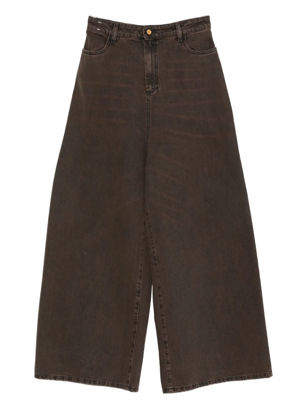 Джинсы из денима с пятью карманами и нашивкой-логотипом Alysi, коричневый
Джинсы из денима с пятью карманами и нашивкой-логотипом Alysi, коричневый