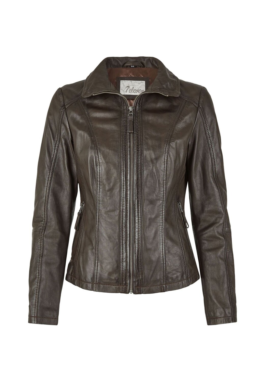 Кожаная куртка СЕГУНЕА 7eleven, темно-коричневый 
Кожаная куртка СЕГУНЕА 7eleven, темно-коричневый