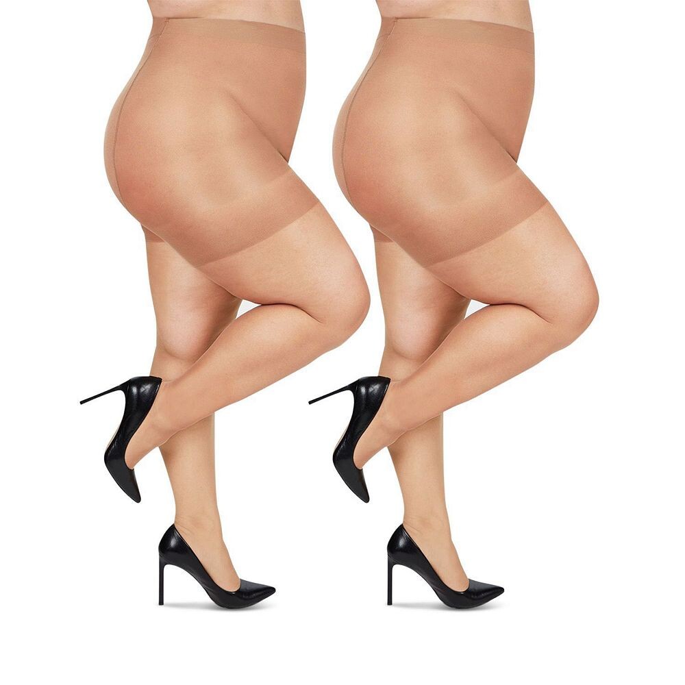 2 пары пышных шелковистых прозрачных колготок Ct MeMoi, цвет Honey
2 пары пышных шелковистых прозрачных колготок Ct MeMoi, цвет Honey