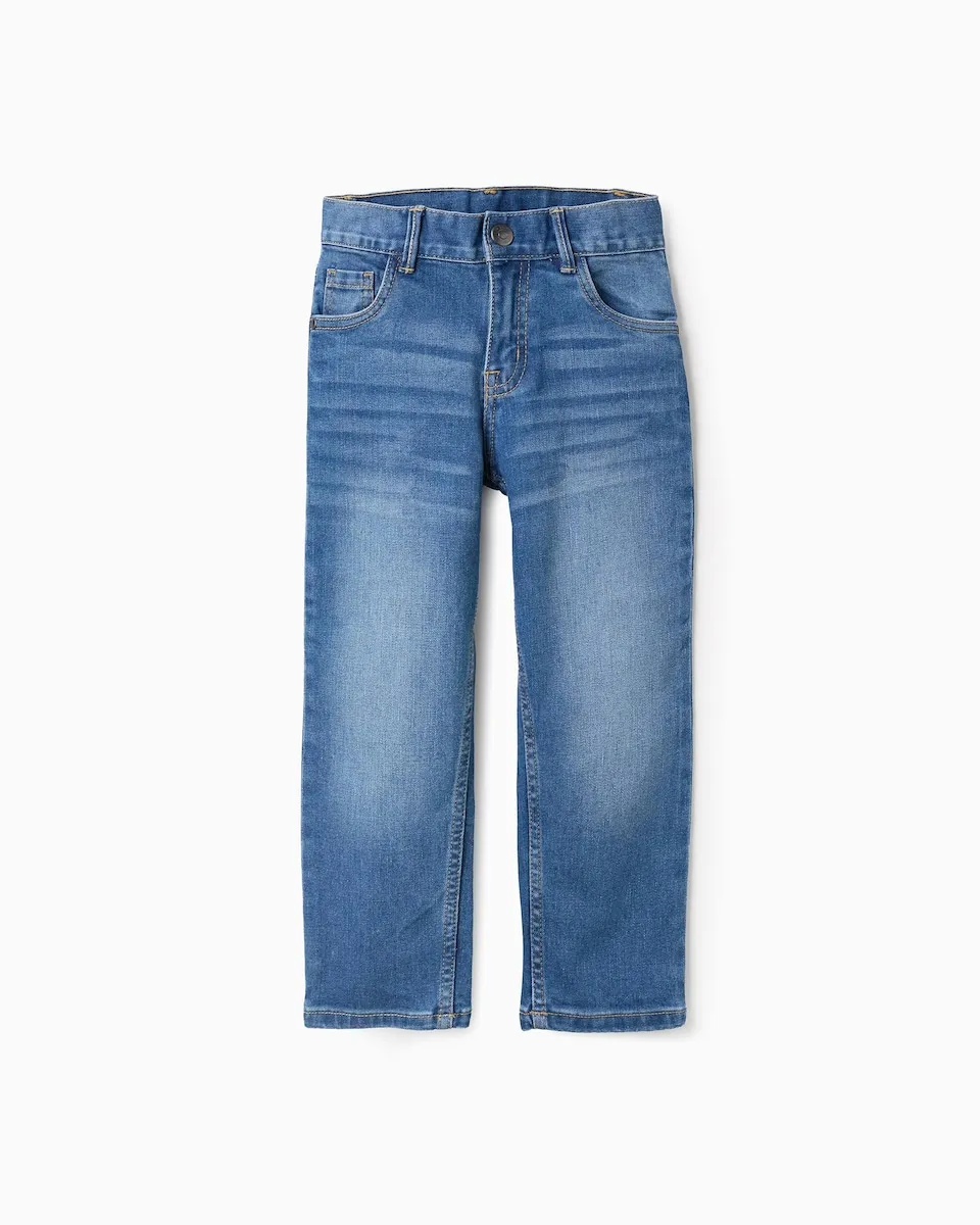 Ковбойские джинсы для мальчика прямого кроя с регулируемой талией Zippy, синий
Ковбойские джинсы для мальчика прямого кроя с регулируемой талией Zippy, синий