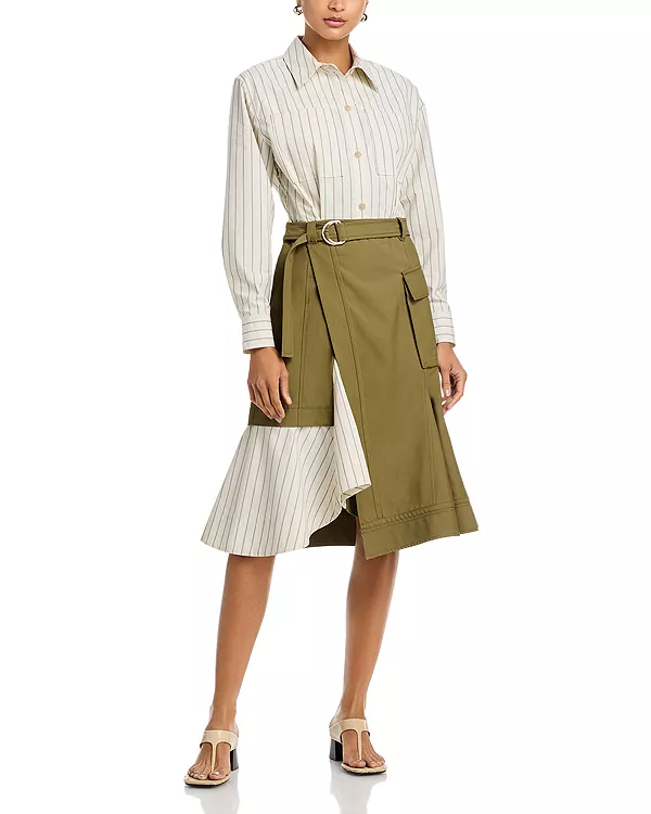 Платье-Рубашка с длинными рукавами и оборкой 3.1 Phillip Lim, мультиколор
Платье-Рубашка с длинными рукавами и оборкой 3.1 Phillip Lim, мультиколор
