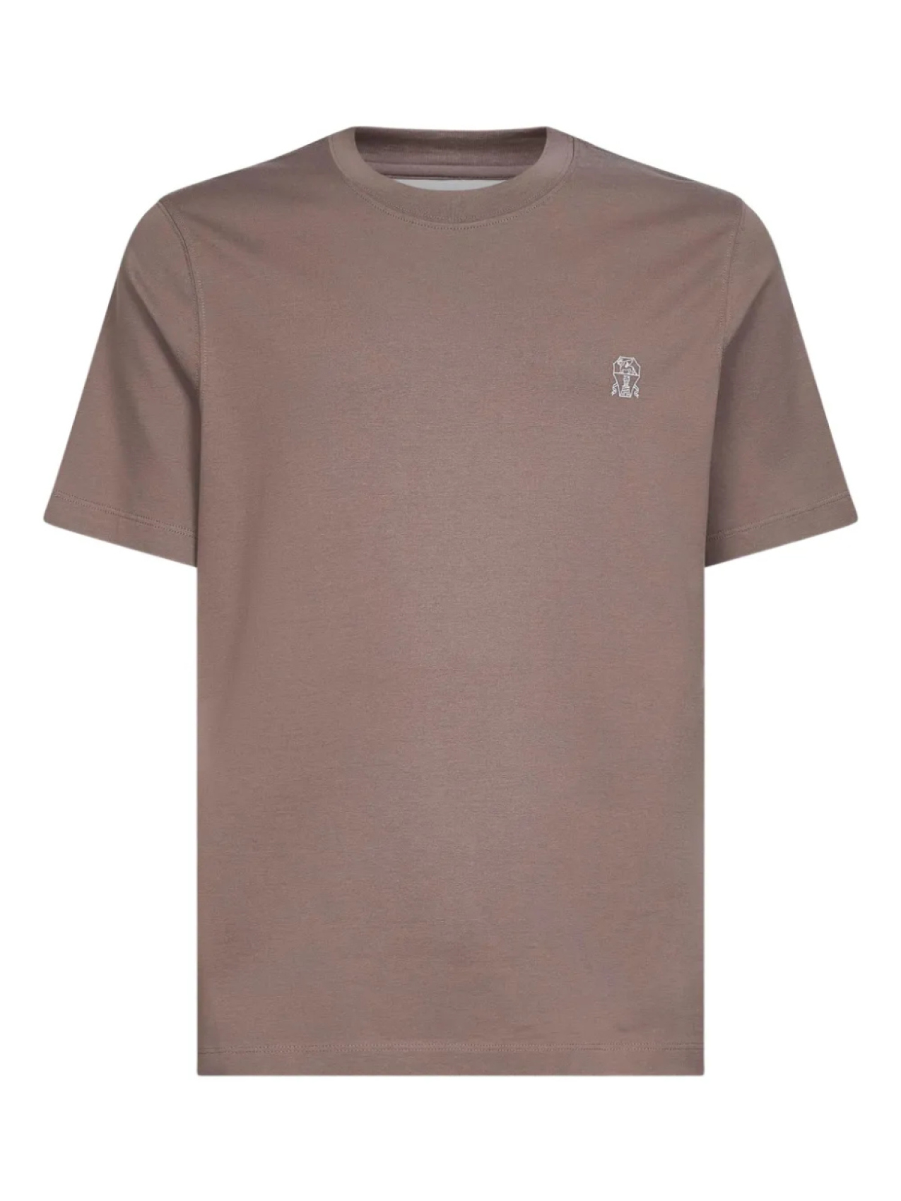 Футболка с круглым вырезом Brunello Cucinelli, коричневый
Футболка с круглым вырезом Brunello Cucinelli, коричневый
