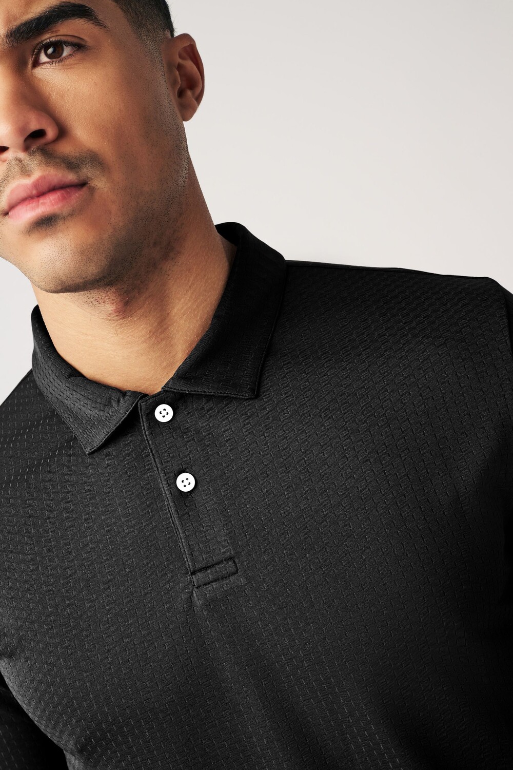 Текстурированная рубашка-поло для гольфа Next, черный
Текстурированная рубашка-поло для гольфа Next, черный