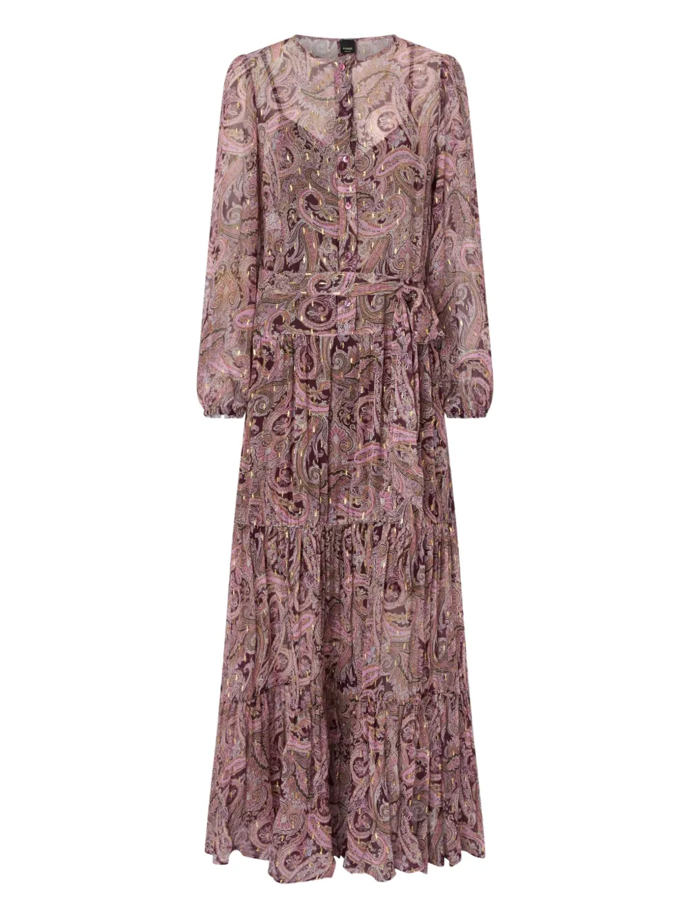 Многоярусное макси-платье с принтом пейсли PINKO, розовый
Многоярусное макси-платье с принтом пейсли PINKO, розовый
