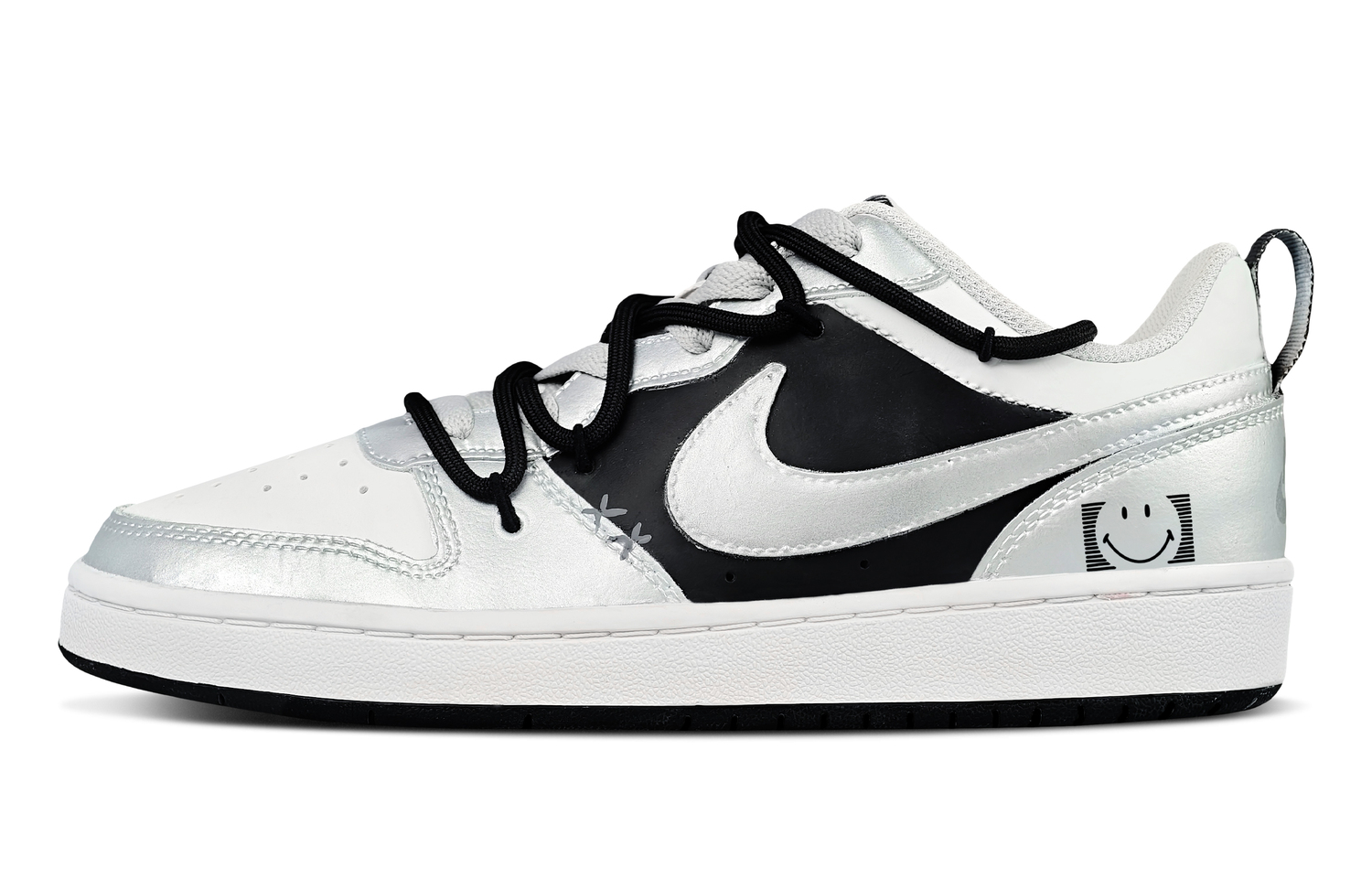 Nike Court Borough 2 Hip Hop Low top Kids' Skateboarding Shoes Silver Teenagers
Nike Court Borough 2 Hip Hop Low top Kids' Skateboarding Shoes Silver Teenagers