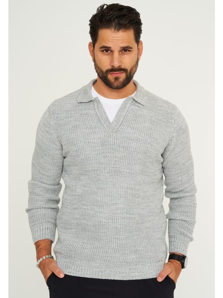 Пуловер CARISMA Strickpullover - CRALYTUS Grobstrickpullover mit Kragen Strick-Pulli, серый
Пуловер CARISMA Strickpullover - CRALYTUS Grobstrickpullover mit Kragen Strick-Pulli, серый