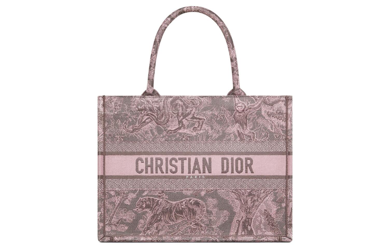 Вышитая сумка-шоппер, хозяйственная сумка, дамская сумка среднего размера серо-розовая DIOR
Вышитая сумка-шоппер, хозяйственная сумка, дамская сумка среднего размера серо-розовая DIOR