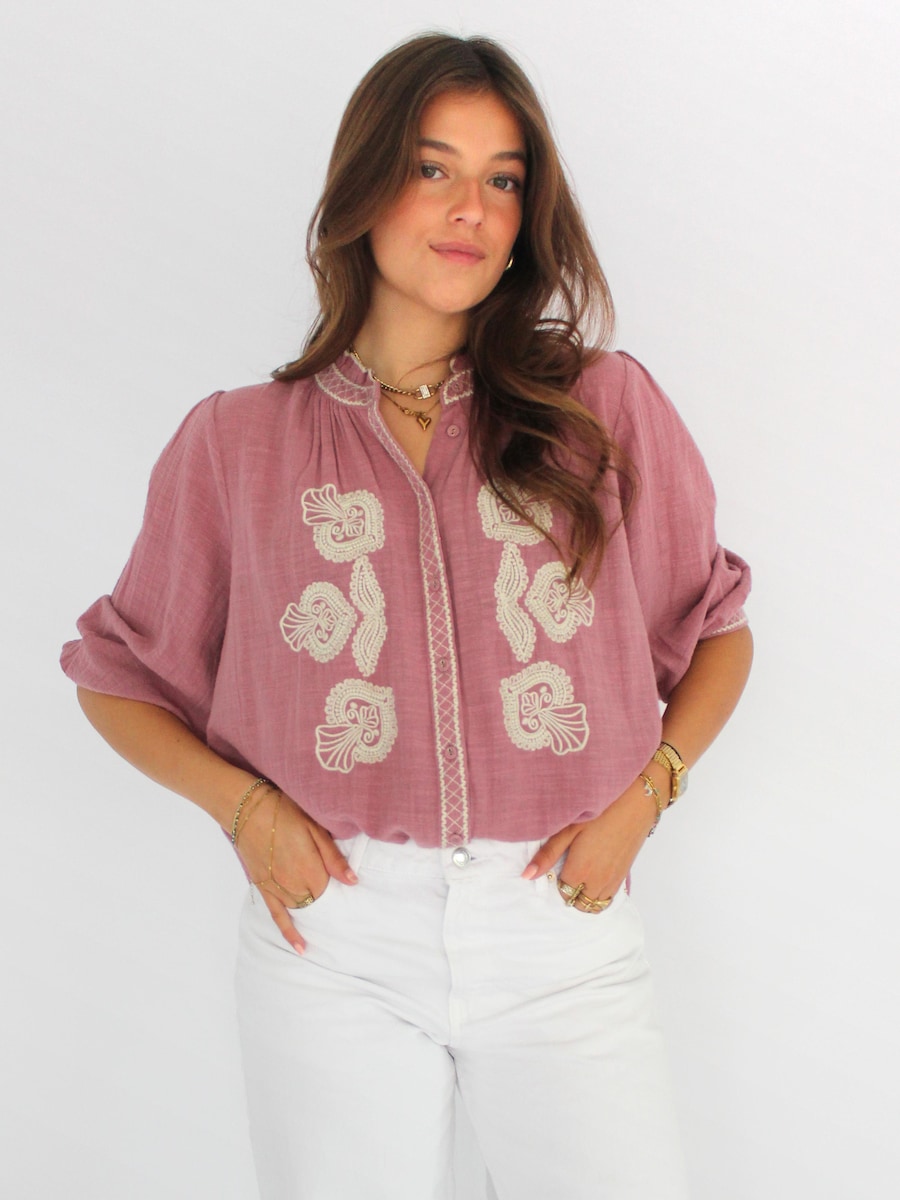 Блуза Honnête Atelier Drew, темно-розовый
Блуза Honnête Atelier Drew, темно-розовый