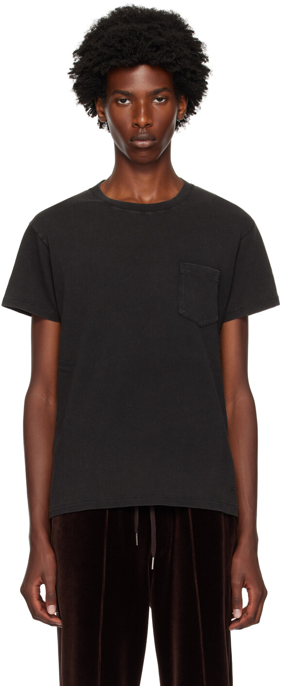 Серая футболка с накладным карманом TOM FORD
Серая футболка с накладным карманом TOM FORD