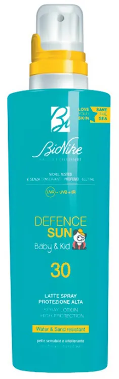 Bionike Defense Sun Baby&Kid Молочный спрей SPF 30 200 мл Водостойкий
Bionike Defense Sun Baby&Kid Молочный спрей SPF 30 200 мл Водостойкий