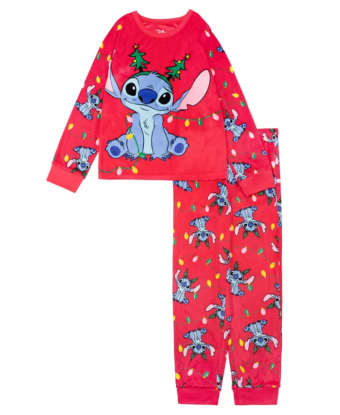 Пижамный комплект Lilo & Stitch с длинными рукавами для девочек Lilo Stitch, мультиколор
Пижамный комплект Lilo & Stitch с длинными рукавами для девочек Lilo Stitch, мультиколор